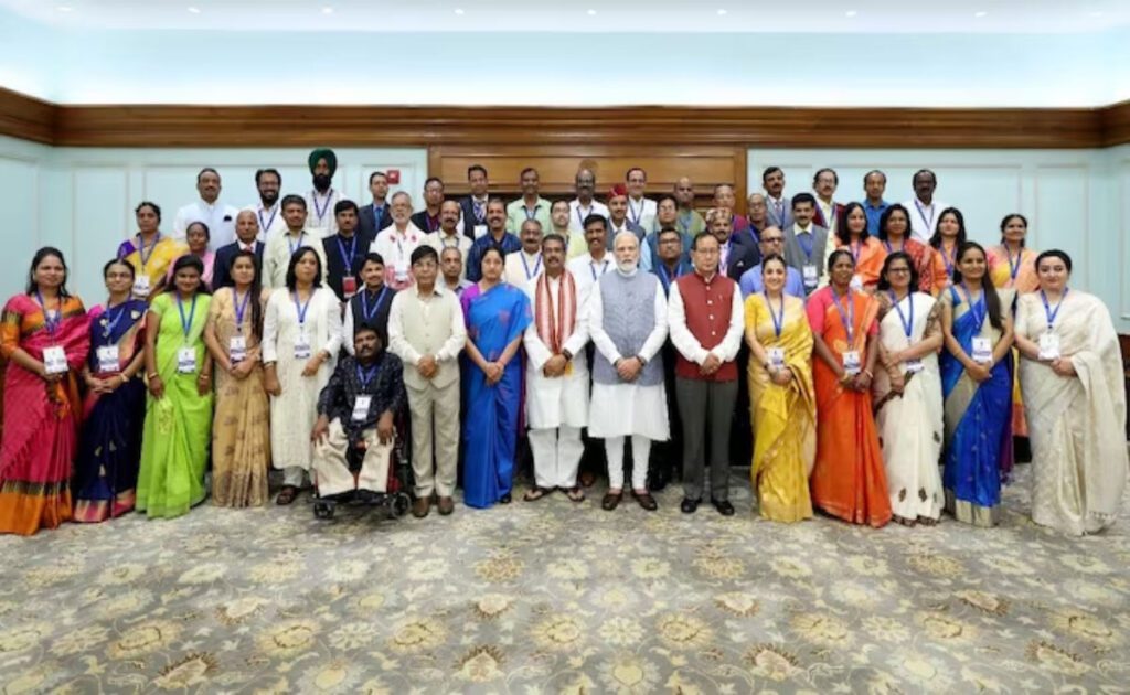 
PM Modi interacts with National Teacher Award winners