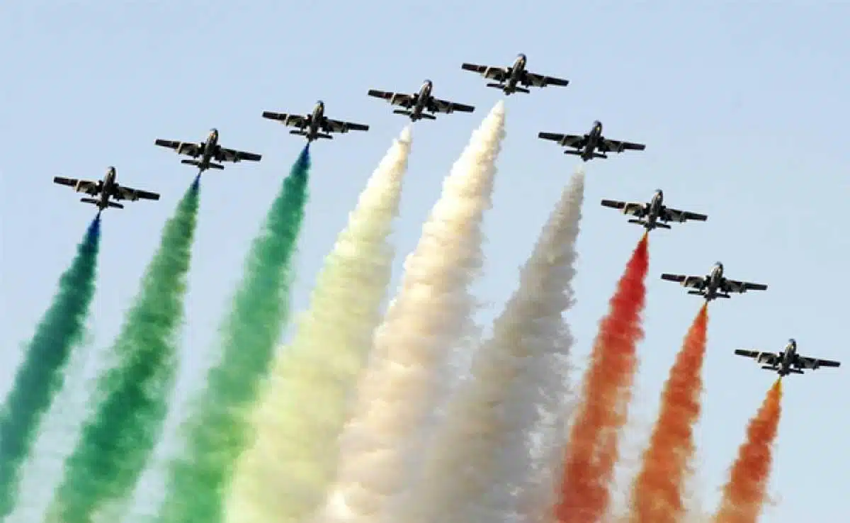 Establishment of Indian Air Force Indian Air Force unveils its new flag after 72 years