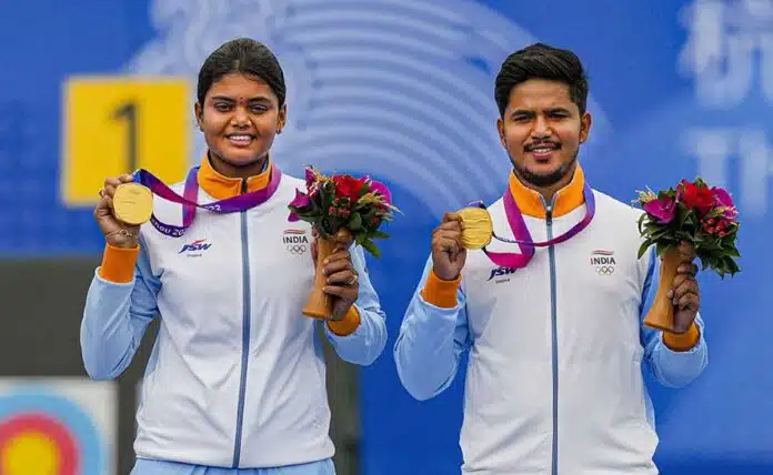 Asian Games 2023: Ojas Deotale and Jyoti Surekha Vennam win gold medal in archery