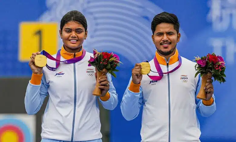 Asian Games 2023: Ojas Deotale and Jyoti Surekha Vennam win gold medal in archery