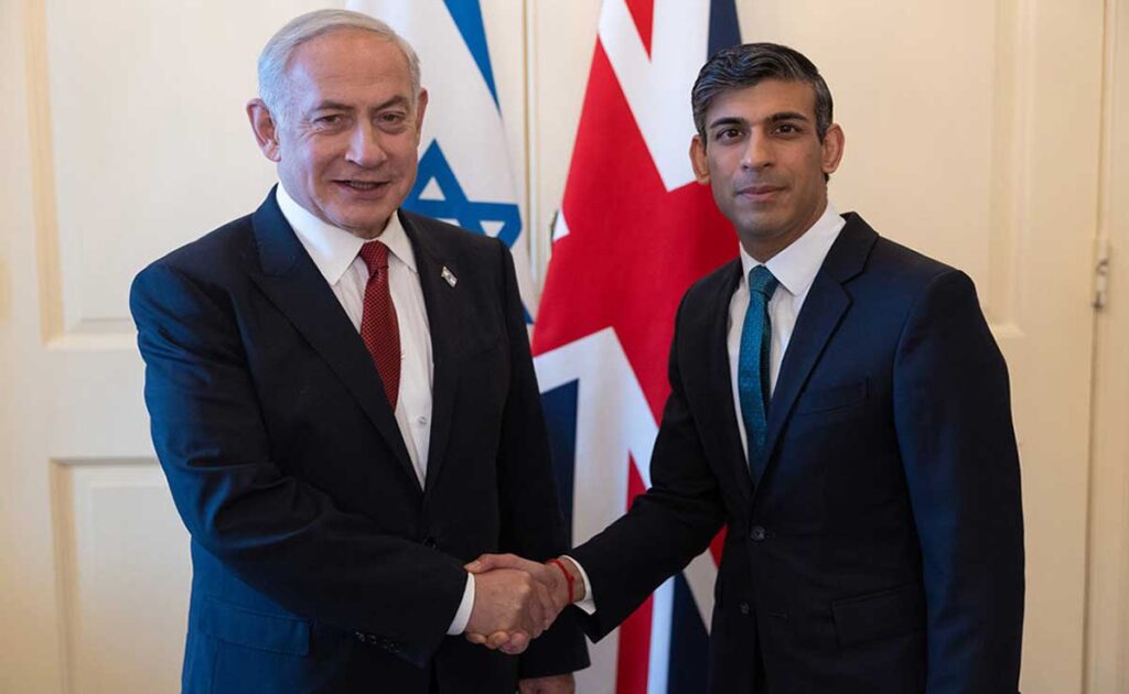 British Prime Minister Rishi Sunak reaches Israel, will discuss war with Netanyahu