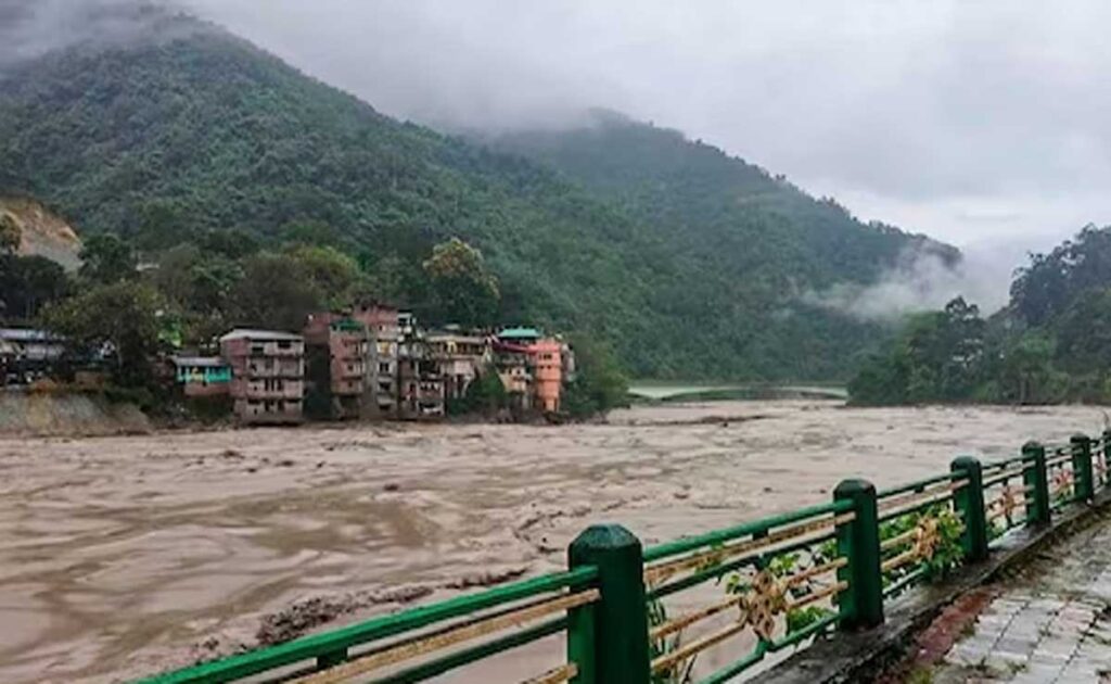 14 dead so far, 102 missing in flash flood in Sikkim