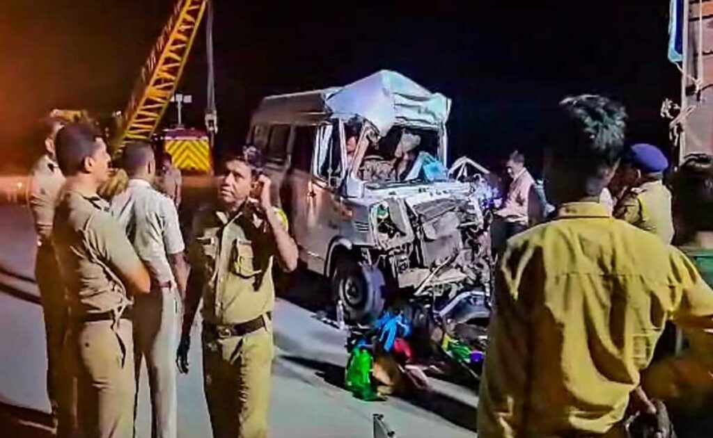 Maharashtra: 12 people died after mini bus collided with container on Samruddhi Expressway