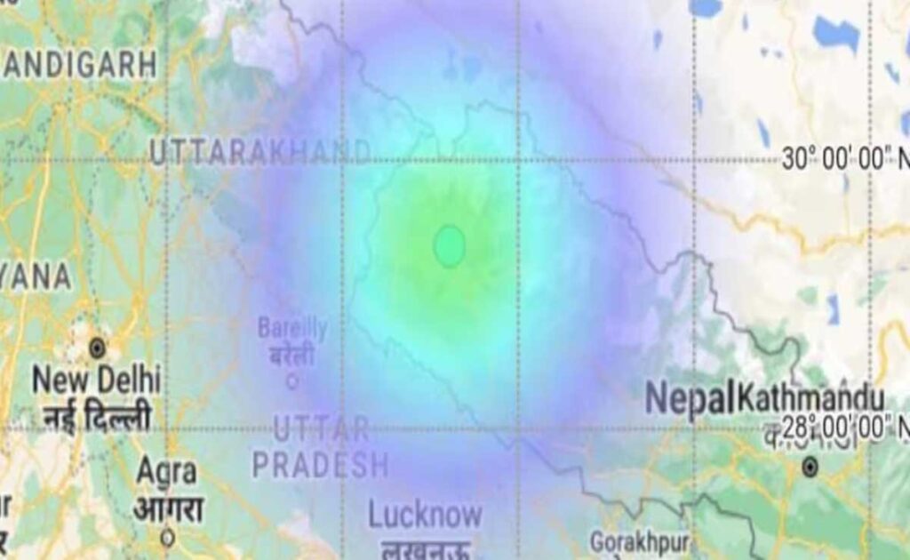 Strong earthquake tremors were felt in many parts of Delhi-NCR