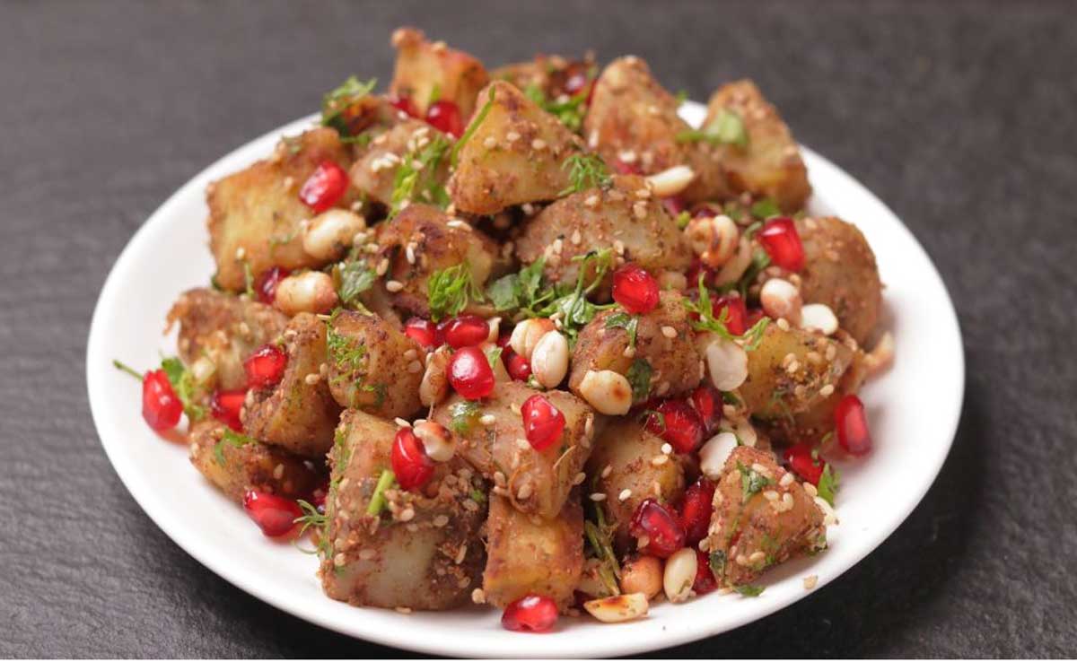 shakarkandi chaat