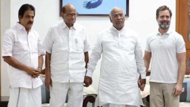 Sharad Pawar met Rahul Gandhi and Mallikarjun Kharge in Delhi