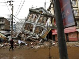 Devastation in Nepal after 6.4 magnitude earthquake