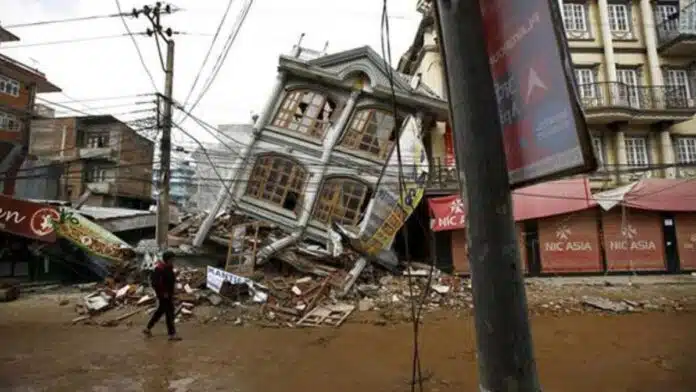 Devastation in Nepal after 6.4 magnitude earthquake