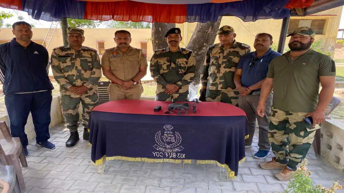 BSF recovered Chinese made drone in Tarn Taran district of Punjab