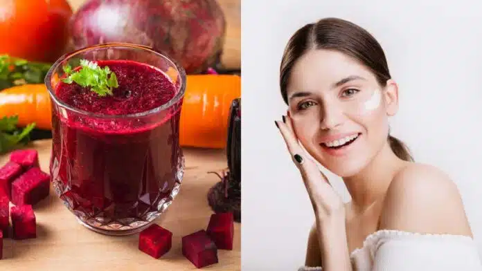 Beetroot Juice the secret of glowing skin