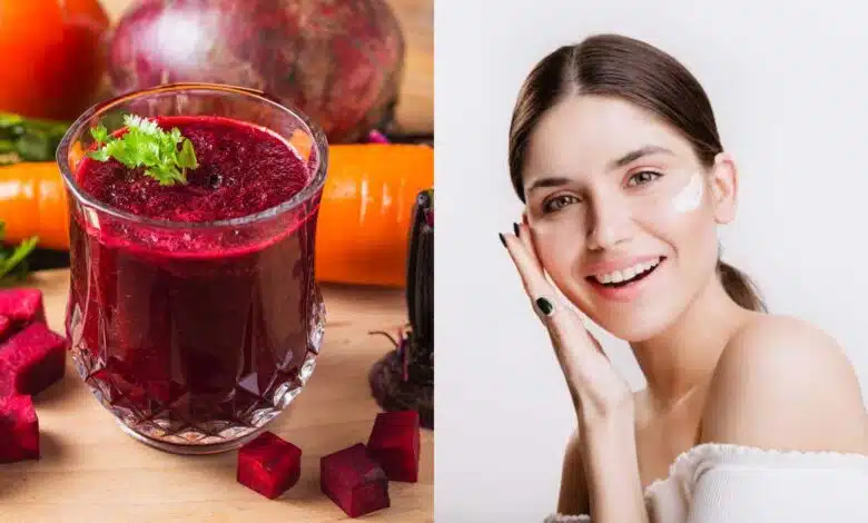 Beetroot Juice the secret of glowing skin