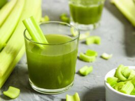 Celery Juice Natural Energy Drink for Health and Vitality