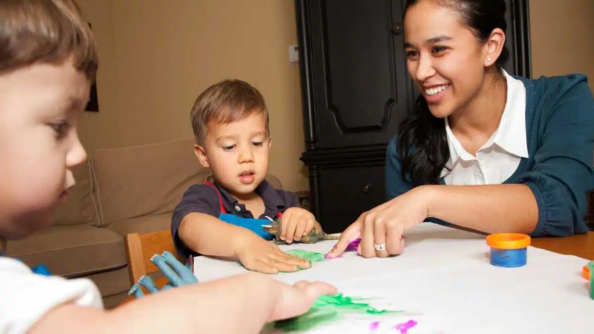 Child Care Learning through laughter