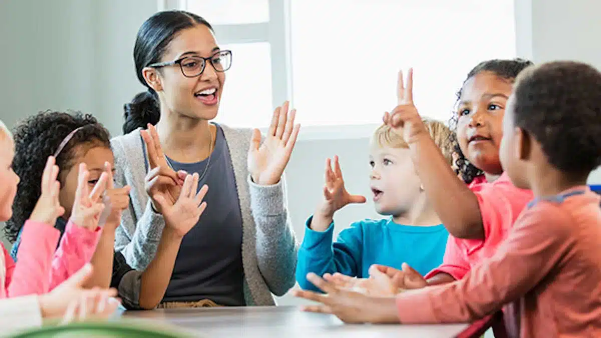 Child Care Learning through laughter