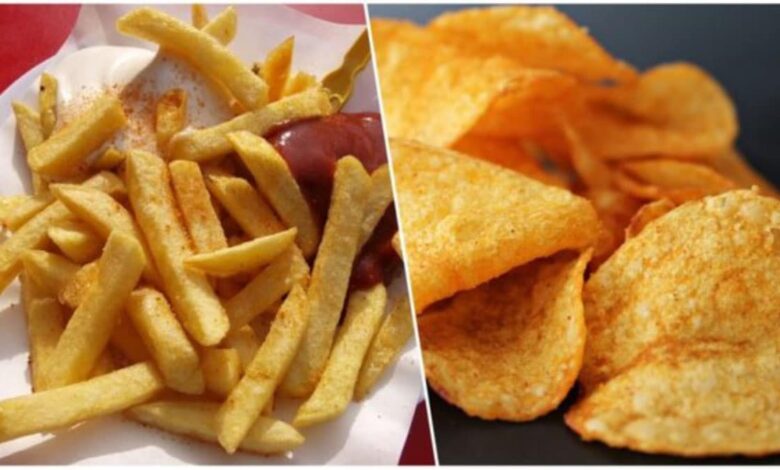 Chips and French Fries Don't eat them for weight loss