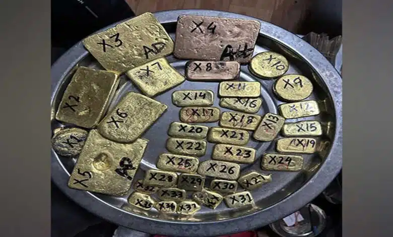DRI Mumbai seizes gold being smuggled from Africa