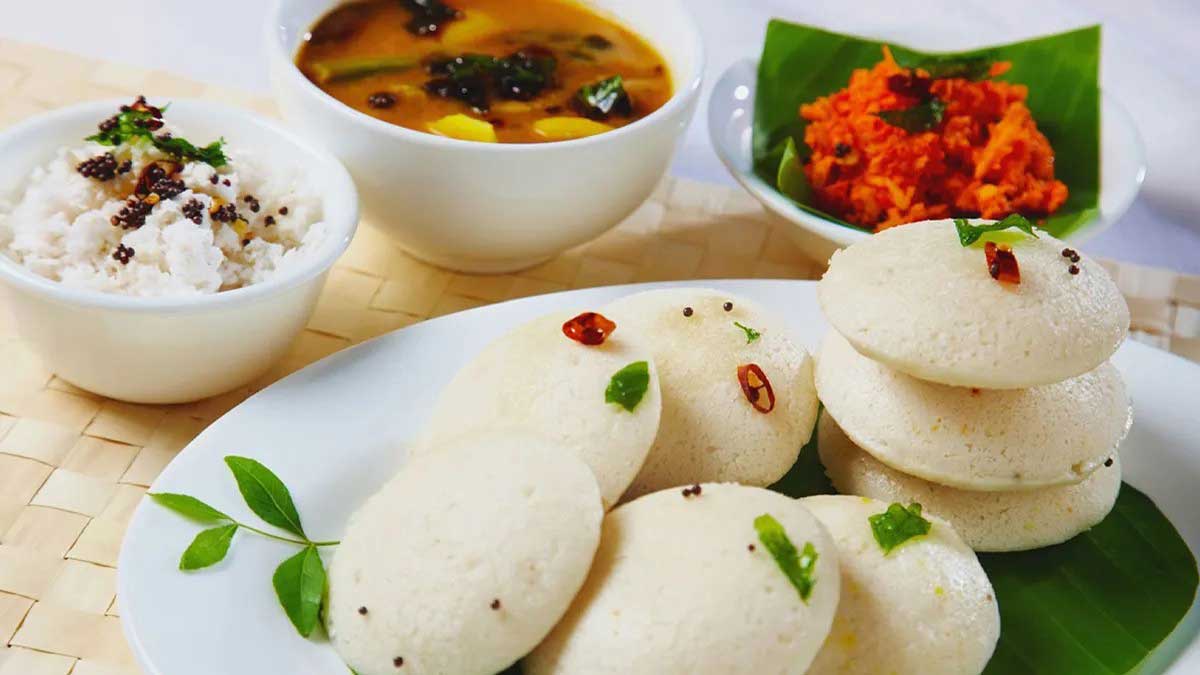 Different forms of Indian food