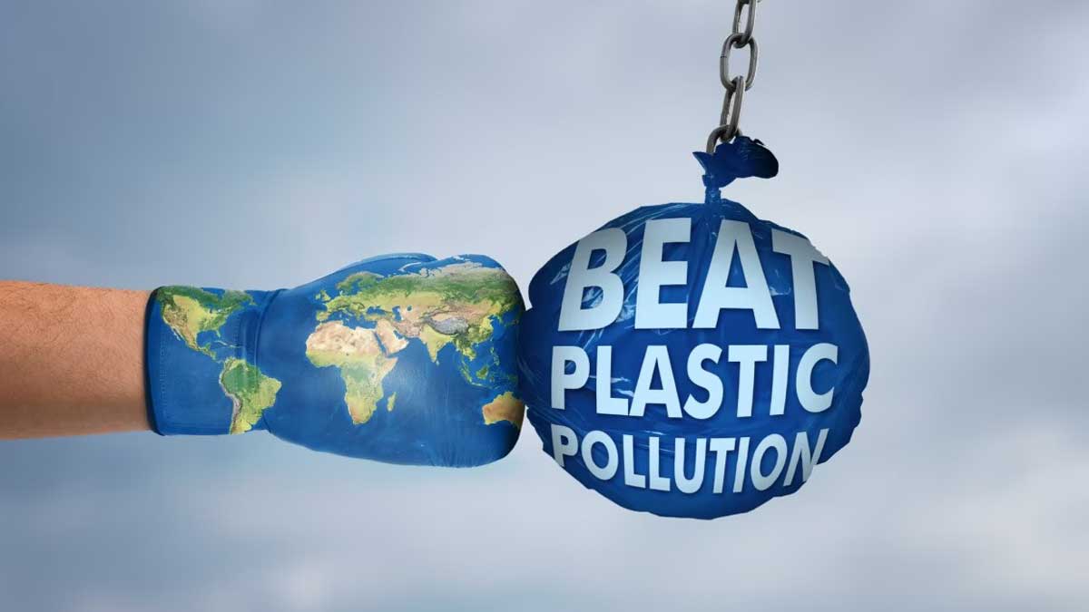 Plastic net is the wound of our earth