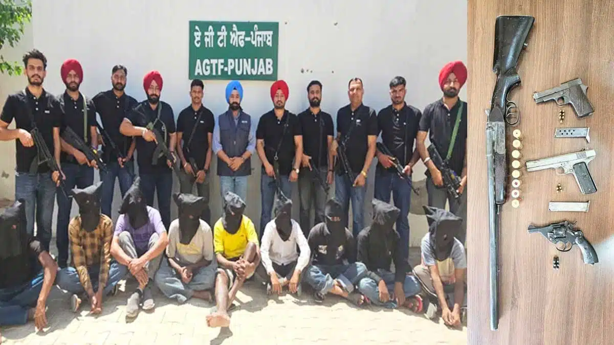 Punjab Police arrested 11 members of gangster Charanjit Singh gang