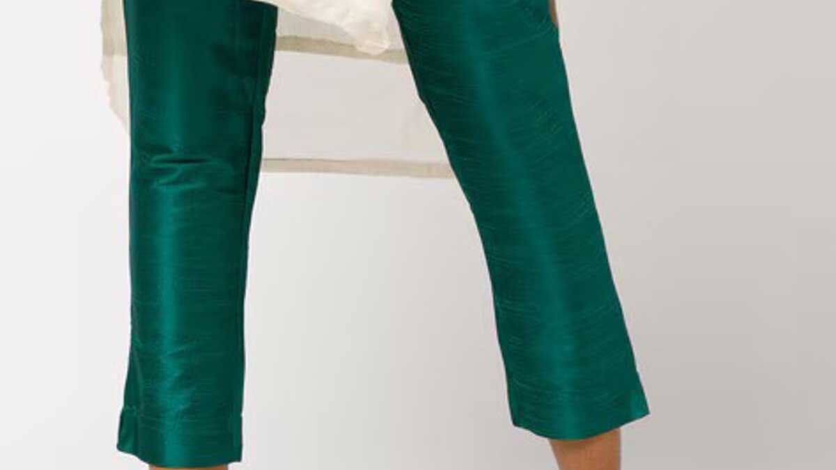 Silk Cigarette Pants trend