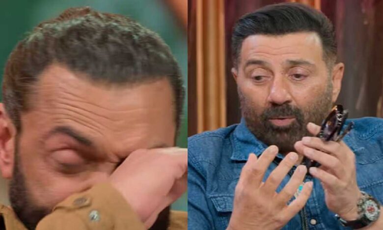 Sunny Deol and Bobby Deol emotional in 'The Great Indian Kapil Show'