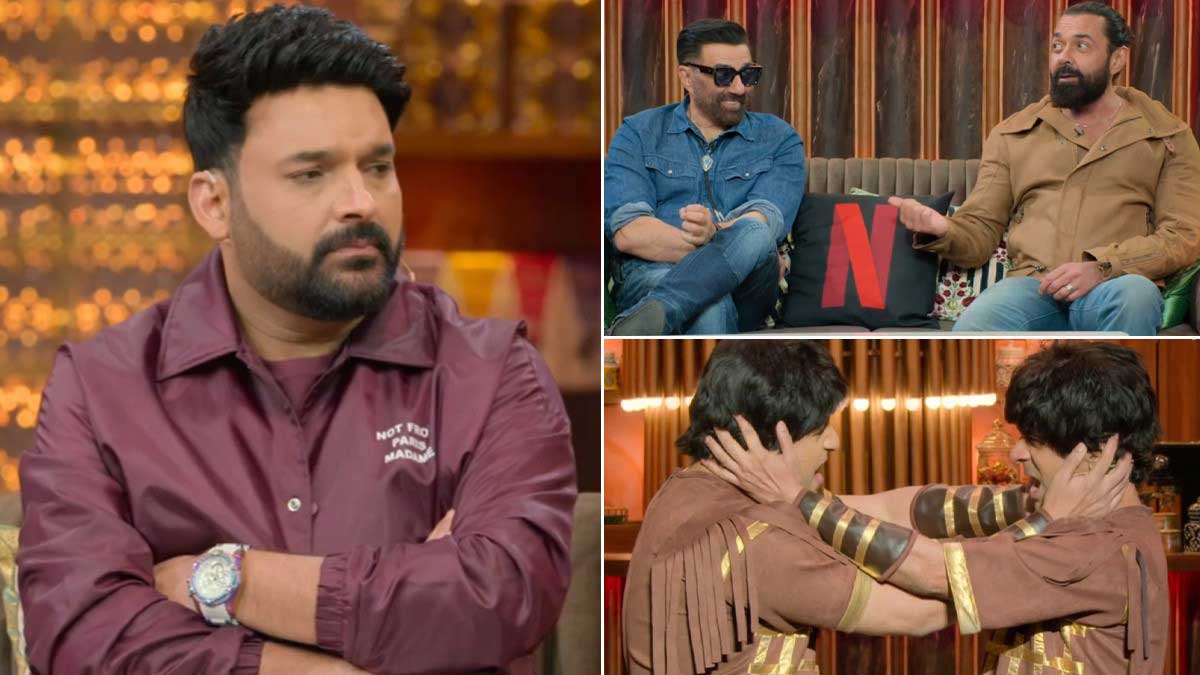 Sunny Deol and Bobby Deol emotional in 'The Great Indian Kapil Show'