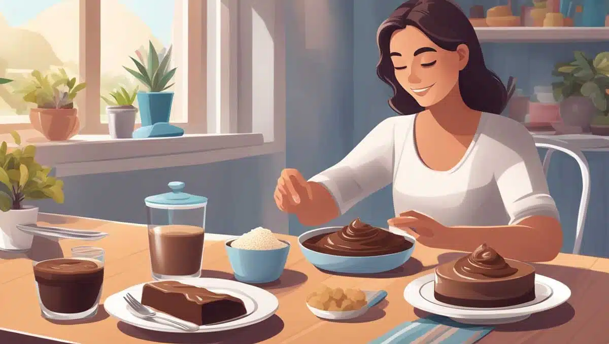 Sweet Delight Sugar Free Dates and Nuts Chocolate Pudding