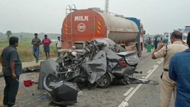 Three people died in road accident in Andhra Pradesh