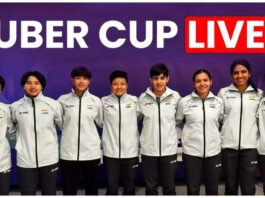 Uber Cup Indian women lost to China