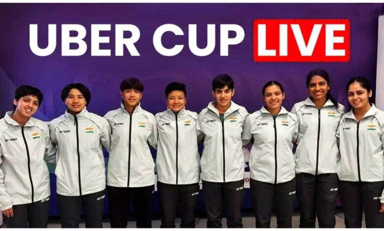 Uber Cup Indian women lost to China