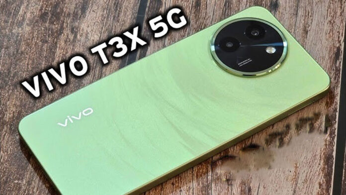 Vivo T3x 5G phone design, screen, color, processor, battery and charging speed
