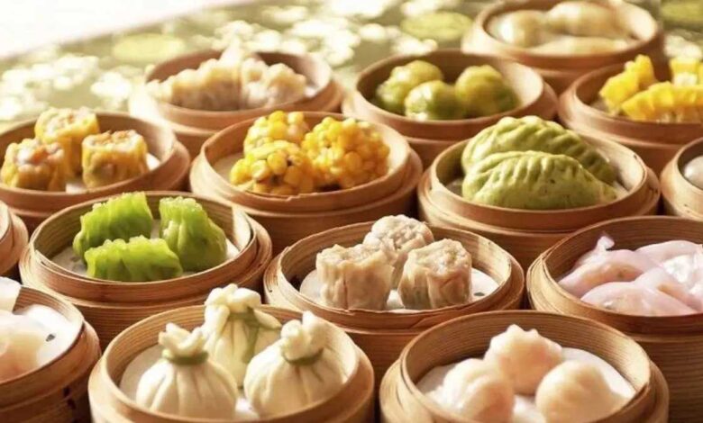 Chinese food momo-dimsum dumpling wonton difference