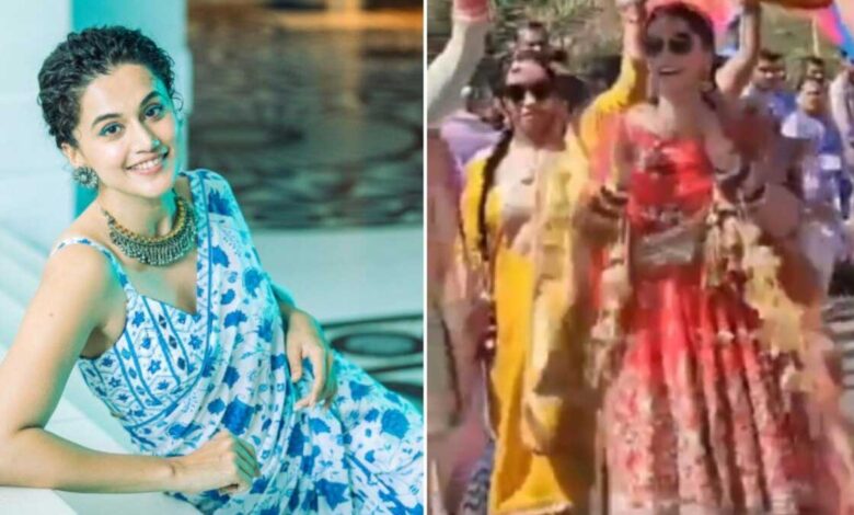 Why did Taapsee Pannu get friend to design wedding clothes