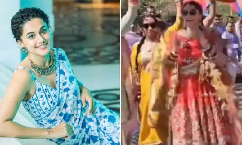 Why did Taapsee Pannu get friend to design wedding clothes