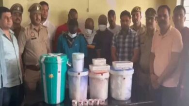4 African people running MDMA lab in Noida arrested