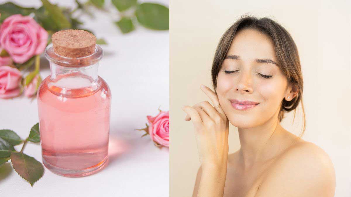 10 Rose water benefits and uses for skin, hair and eyes