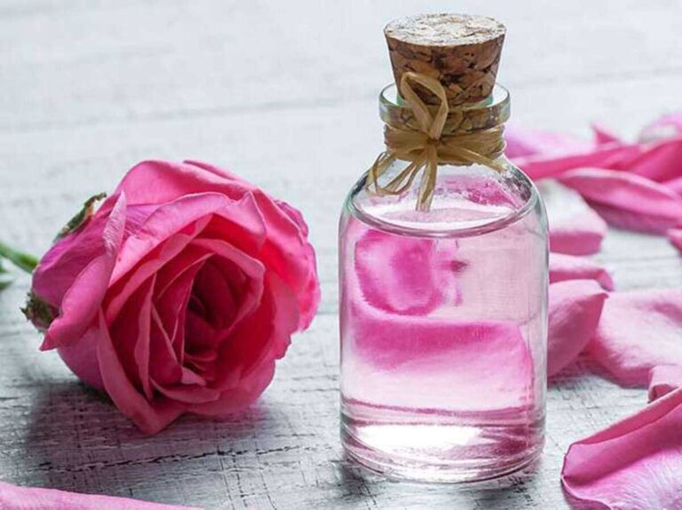 Rose water के 10 फायदे, त्वचा, बालों और आंखों के लिए उपयोग