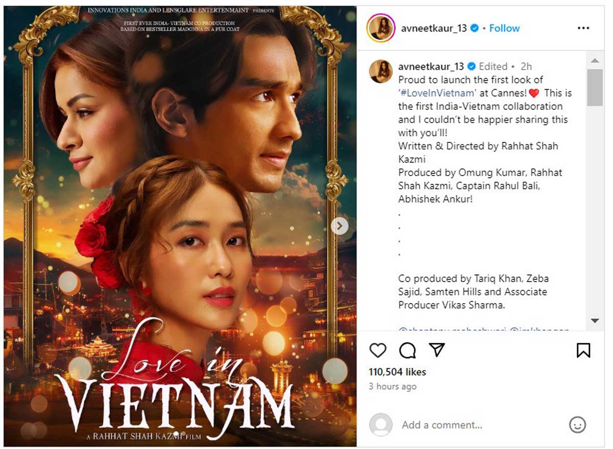 1st look poster of 'Love in Vietnam' released in Cannes