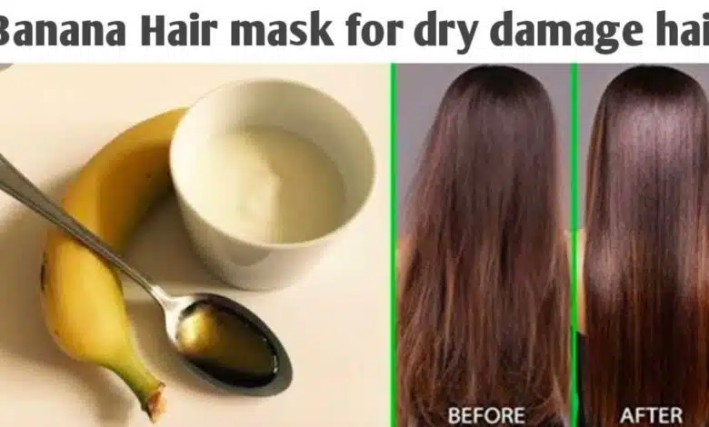5 Banana Hair Mask for lifeless and dry hair