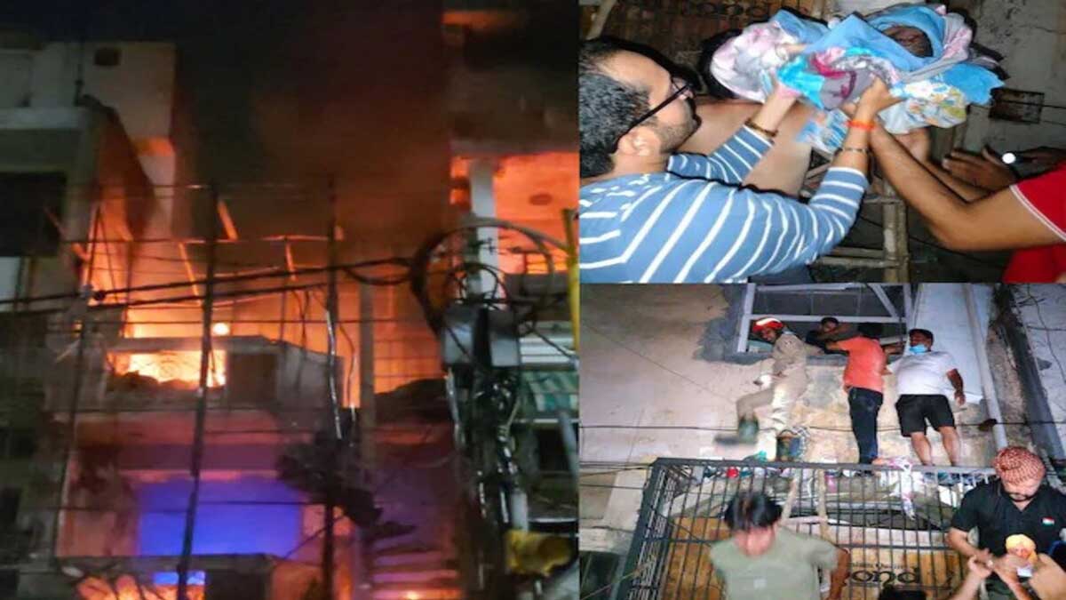 7 newborn babies died in fire incident in Delhi Vivek Vihar