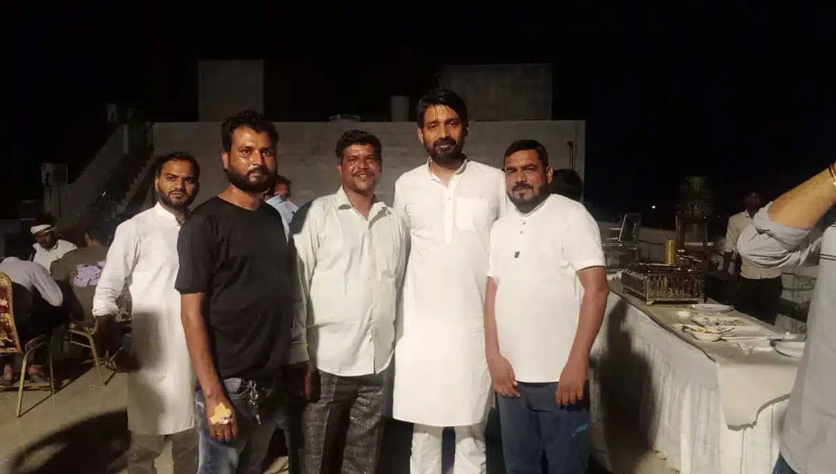 Amit Kumar Uthwal and Shiv Kishore Gautam of Congress Committee from Sambhal reached Rae Bareli