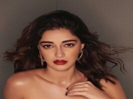Ananya Panday looks superb in thigh-high slit gown