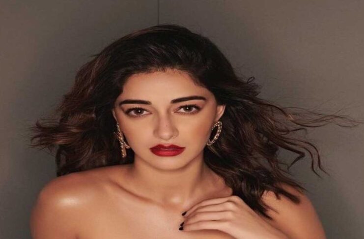 Ananya Panday looks superb in thigh-high slit gown