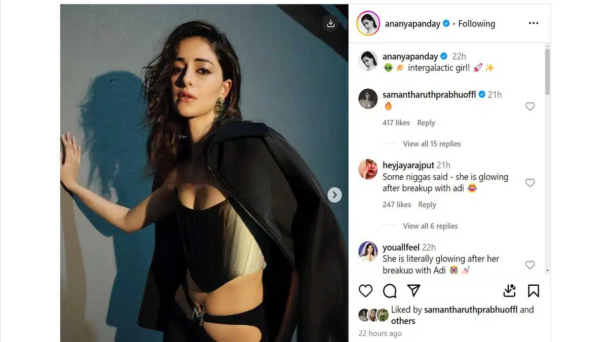 Ananya Panday stuns fans with ultra-glam intergalactic look