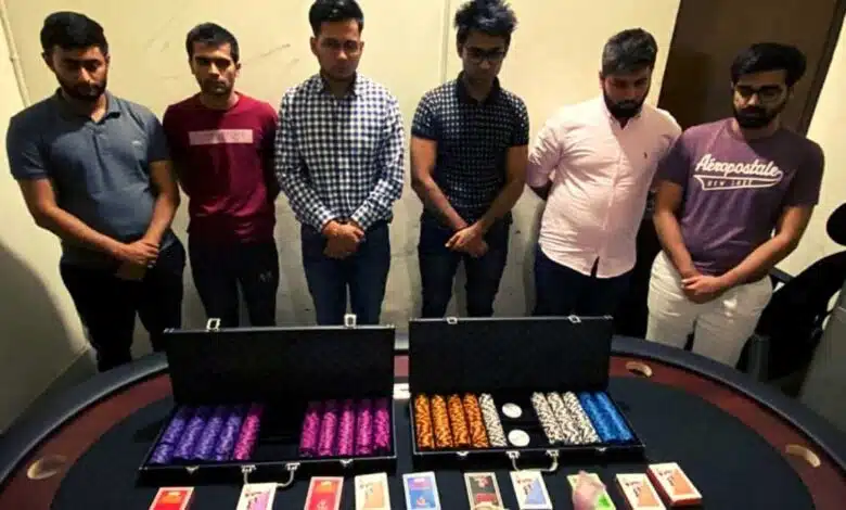 Illegal casino busted in Delhi's Ganesh Nagar,