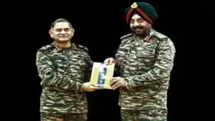 Indian Army Vice Chief Upendra Dwivedi visited Army Training Command Headquarters