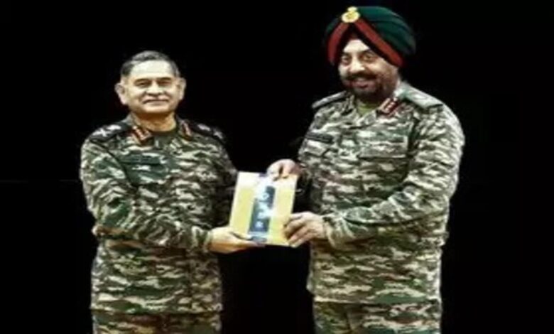 Indian Army Vice Chief Upendra Dwivedi visited Army Training Command Headquarters