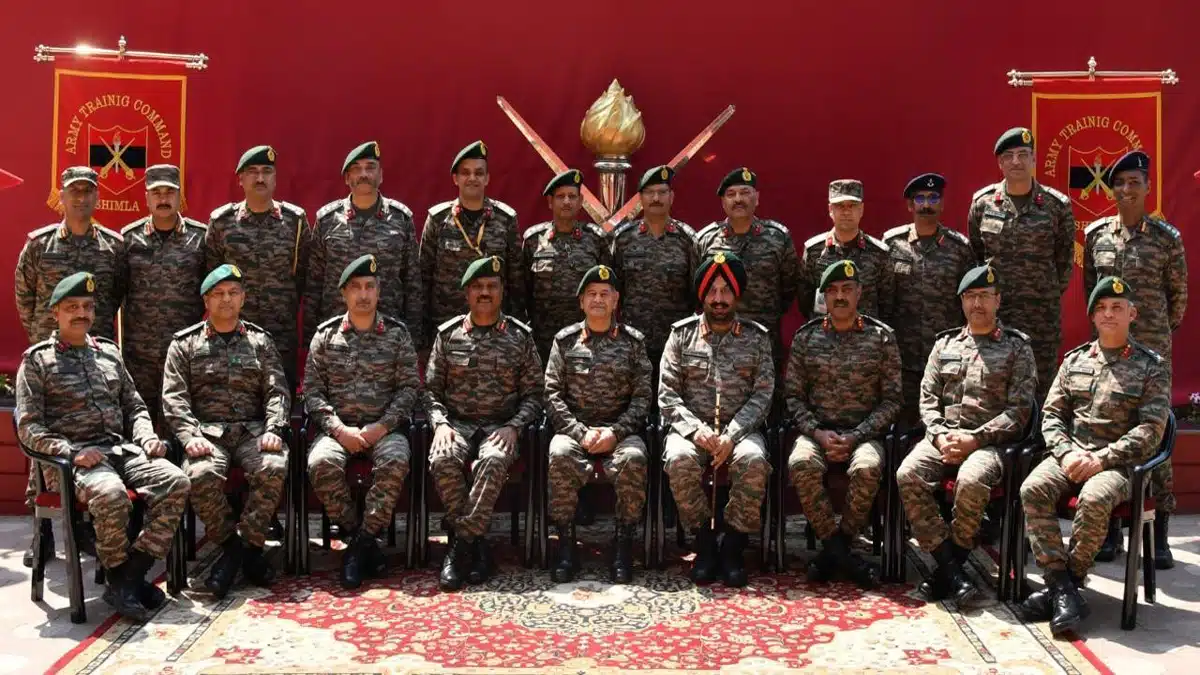 Indian Army Vice Chief Upendra Dwivedi visited Army Training Command Headquarters