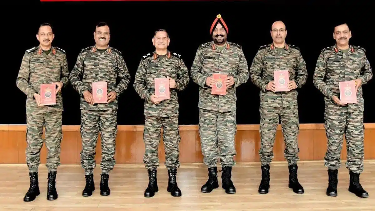 Indian Army Vice Chief Upendra Dwivedi visited Army Training Command Headquarters