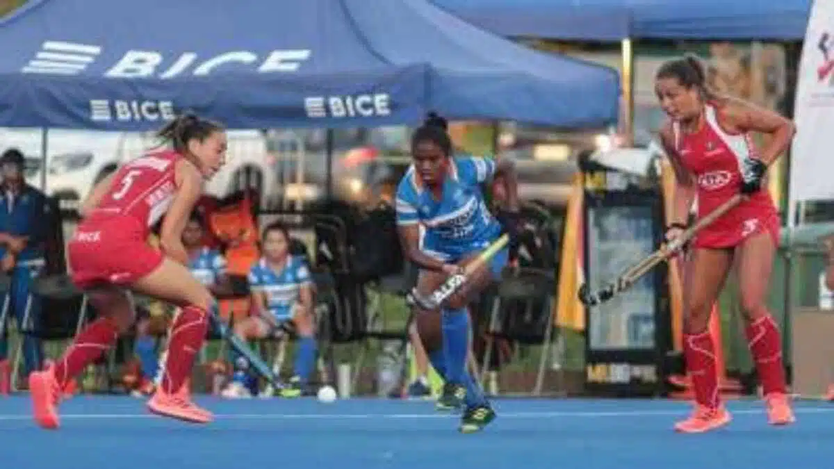 Indian Junior Women's Hockey team won 2-0